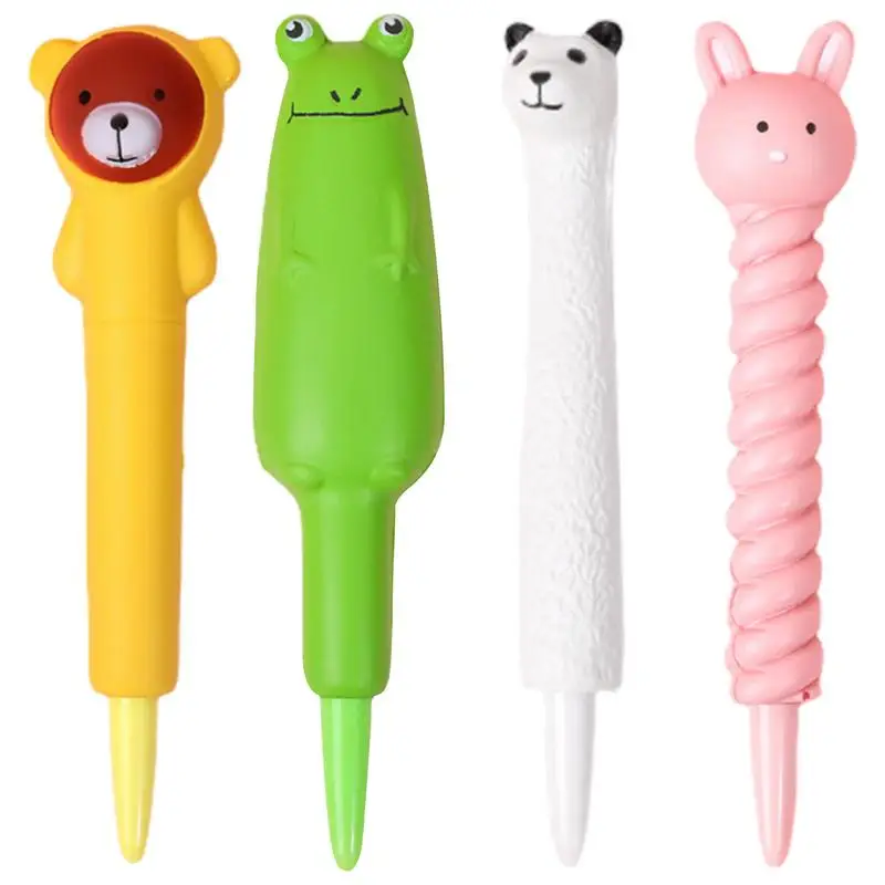 

Sponge Pen 1pcs Cartoon Sponge Squeeze Pen Stress Relief Toy New Antistress Toy With Soft Sponge Texture Christmas Gifts