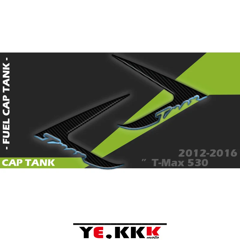 

For Yamaha Tmax 530 TMAX530 2012 2013 2014 2015 2016 New Side Shell Fairing 3D Protection Sticker Decal Carbon Fiber Texture