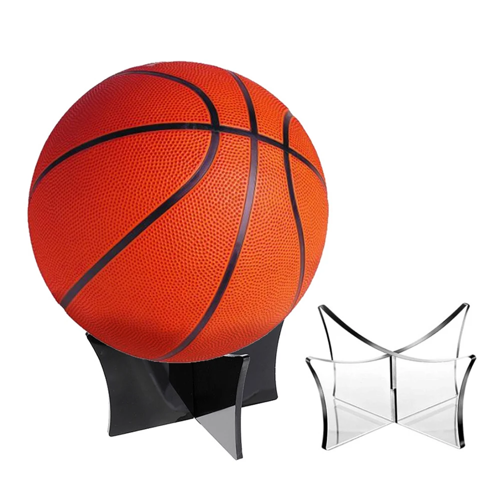 

Acrylic Basketball Display Stand Holder Rack Base Mount Bracket for Soccer Volleyball Football Rugby Balls Supports Ball Holder