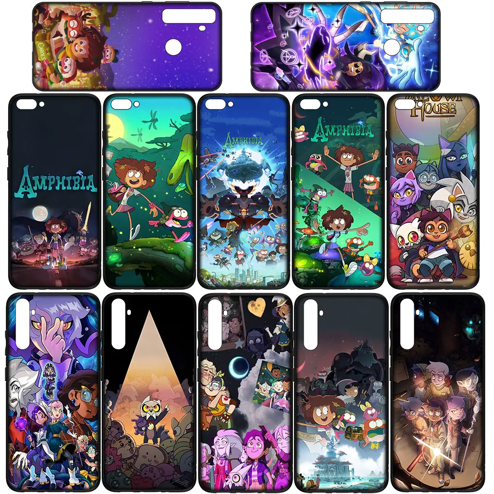 Чехол для телефона Amphibia The Owl House Samsung Galaxy A06 A16 A13 A71 A21S A22 A73 A42 A03 A02 A11 A70 A72 A7 Мягкий