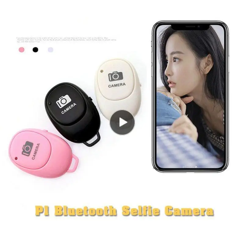 

Selfie Button Clicker Remote Control Wireless Camera Shutter For - Live For Android Ios Smartphones