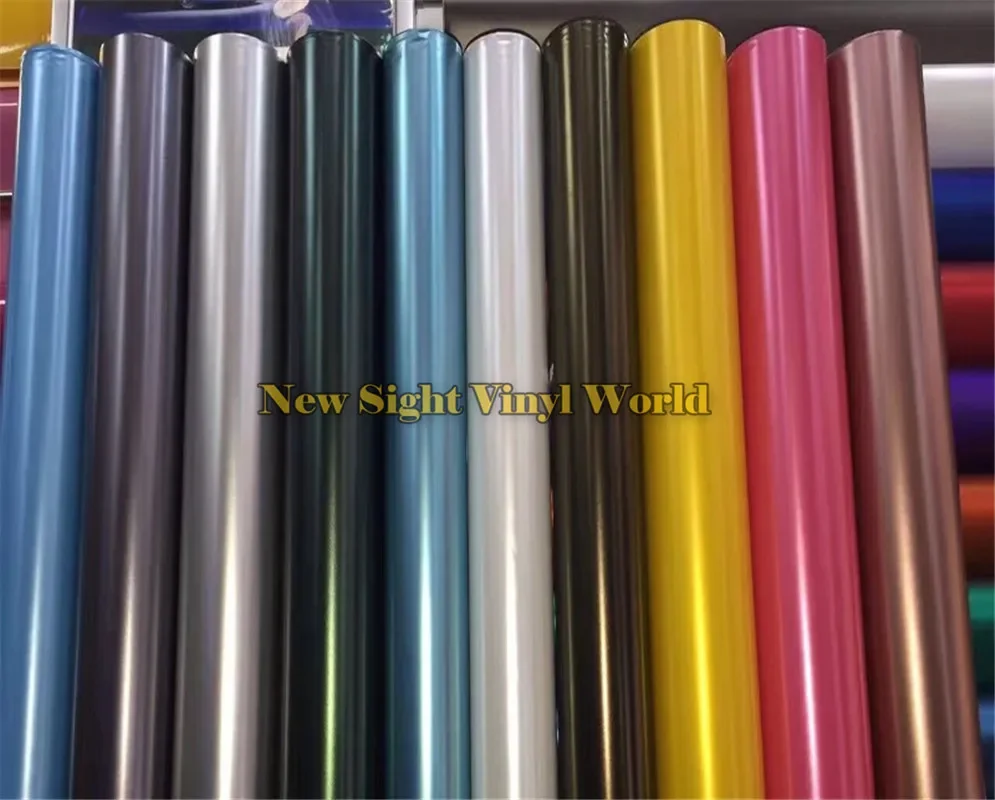 Первоклассная розовая Золотая желтая матовая хромированная сатиновая Черная