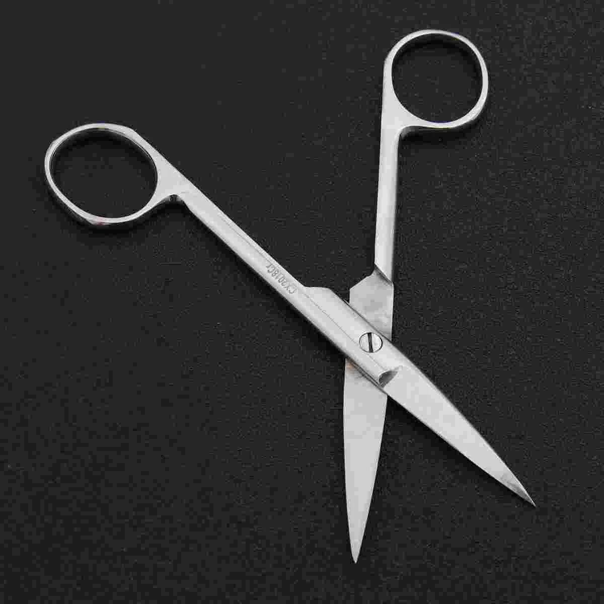 

Scissors Stainless Steel Operating Dissecting Straight Nurses Nursing Shears Hair Accessories Eyebrow Nurse Nail Cutting Aid