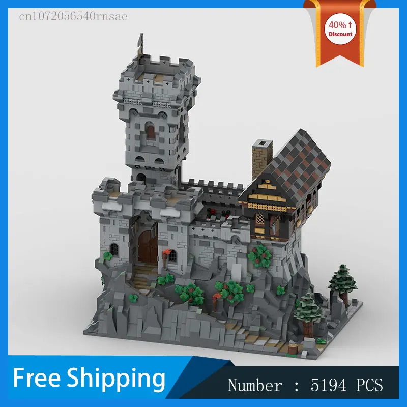 Строительный блок MOC средневековый замок модульная модель серия сделай сам