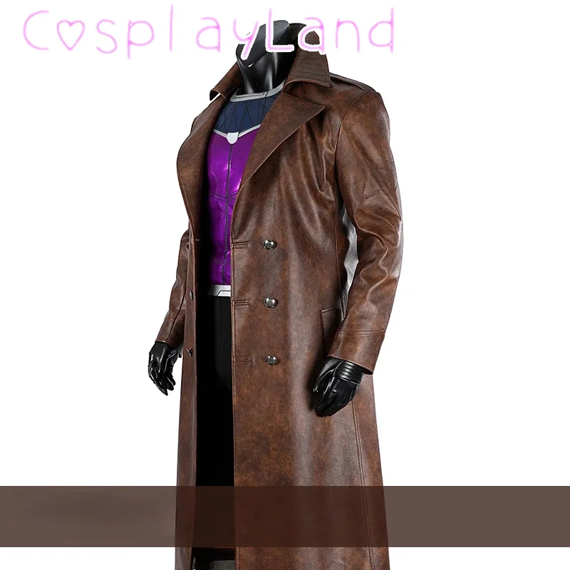 Disfraz Gambit Косплей Костюм Fanstasy Мужской Хэллоуин Карнавальная Одежда Супергерой