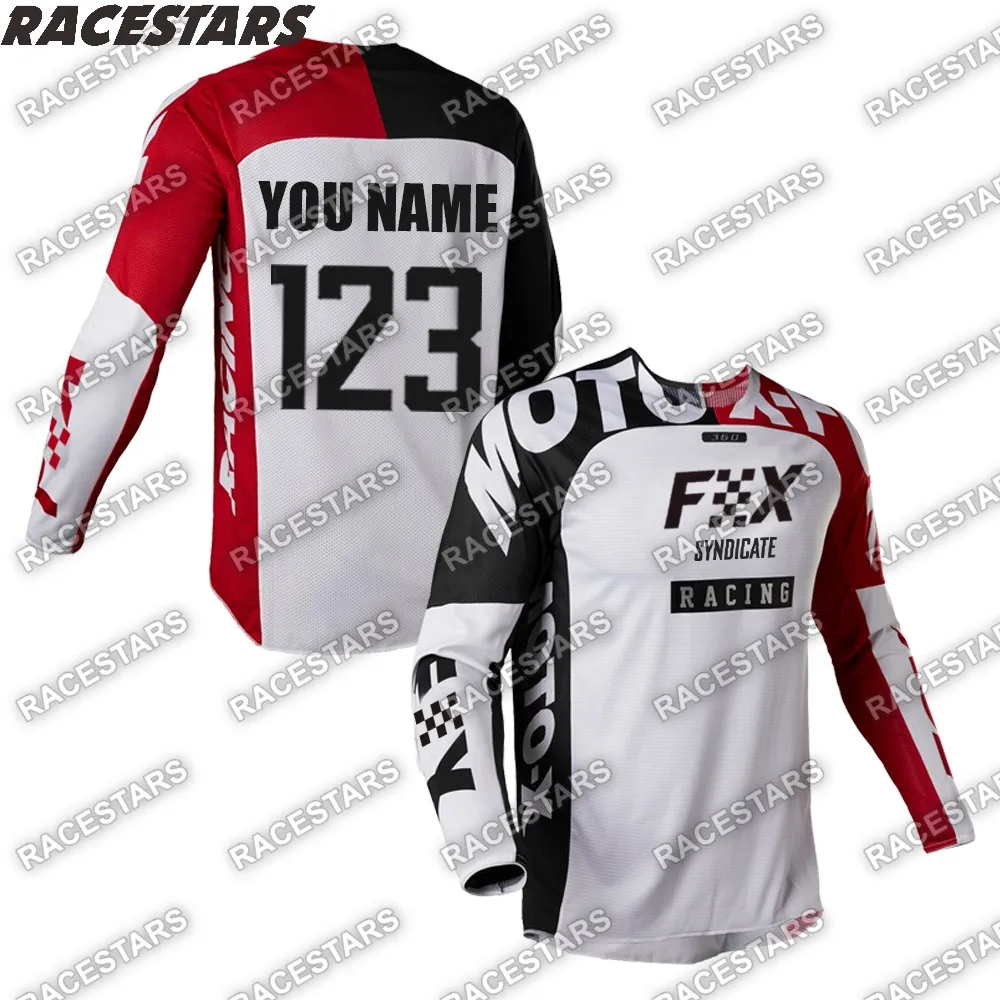

Motorcycles Custom Motocross Downhill Moutain MTB Jersey Bike Wear DH Spexcel Cycling Jersey Quick dry Maillot Ciclismo Hombre