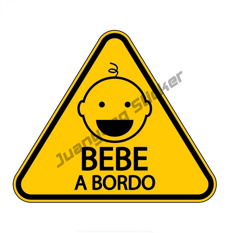 

Cartoon Graffiti Baby on Board Car Sticker Colorful Decals Bumper Truck Yacht Speedboat Cover scratches Accessories KK15x13cm
