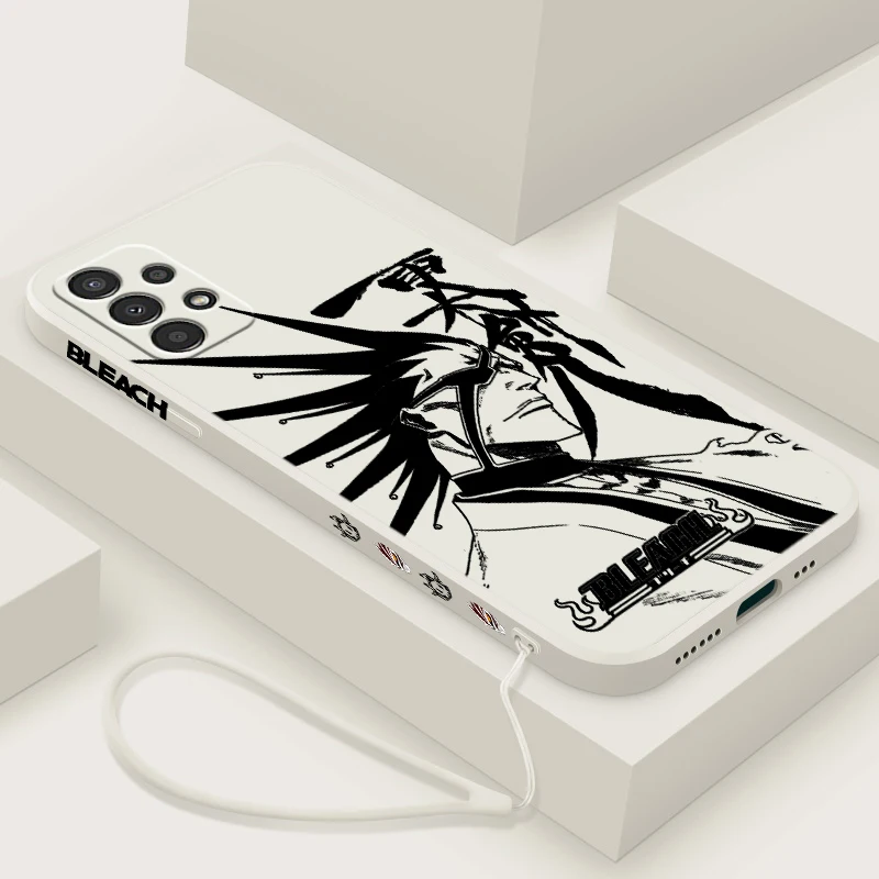 Чехол для телефона с рисунком аниме отбеливатель Samsung A91 A81 A71 A51 A41 A31 A21S A11 A05 A04 A03S A02S