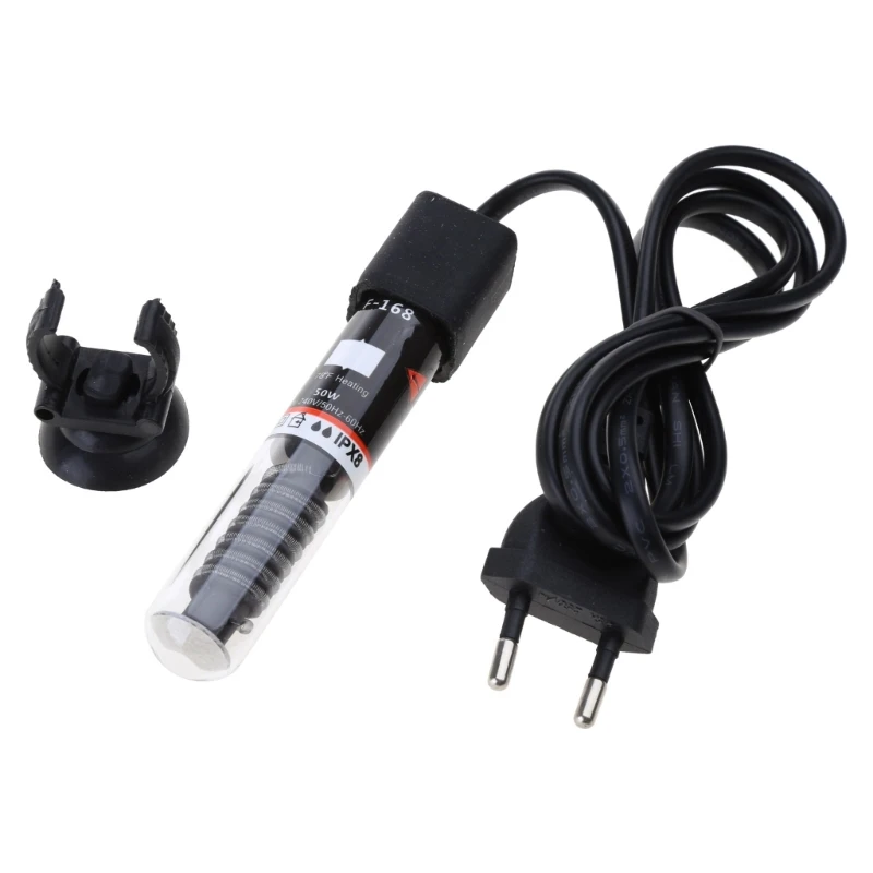 E8BD 25 Вт 50 Вт Мини-нагреватель для аквариума с постоянной температурой подогреватель для аквариума черепаха погружной автоматический термометр кварцевая трубка