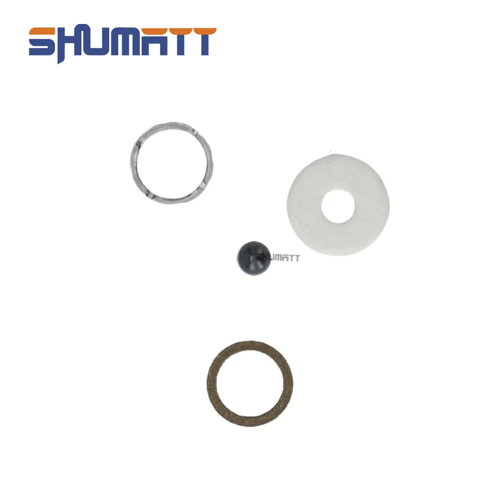 

10 компл. F00VC99002 1,50 мм, черный шар, серия 110, ремонтный комплект топливной форсунки, уплотнительное кольцо в сборе клапана + опорное кольцо F00VC99001