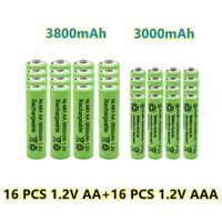 new 1 2v aa 3800mah ni mh rechargeable batteries1 2 v aaa 3000 mah rechageable battery ni mh battery