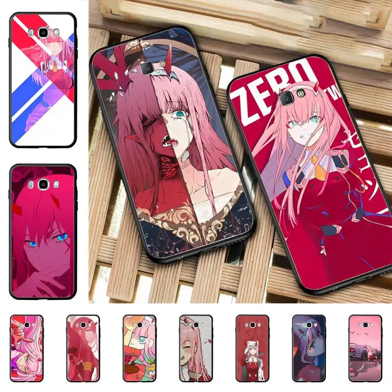 

MaiYaCa Zero Two Anime Phone Case For Samsung J 7 plus 7core J7 neo J6 plus prime J6 J4 J5 Mobile Cover