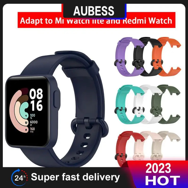 

High-quality Comfortable And Soft Replacement Wristband For Mi Watch Lite/redmi Watch Watch Strap Sweatproof Silicone Strap