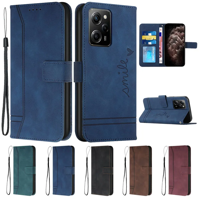 

For Xiaomi Poco X5 Pro Case POCO X5 Pro Capa Leather Wallet Flip Book Cover on for Xiomi PocoX5 X 5 Pro X5Pro Phone Case Fundas