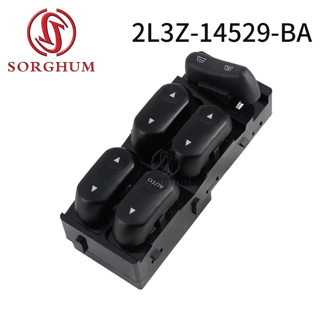 

SORGHUM 2L3Z-14529-BA For Ford F150 2002-2003 Car Power Window Master Driver Lifter Switch Regulator Button 6+6 Pins 2L3Z14529BA