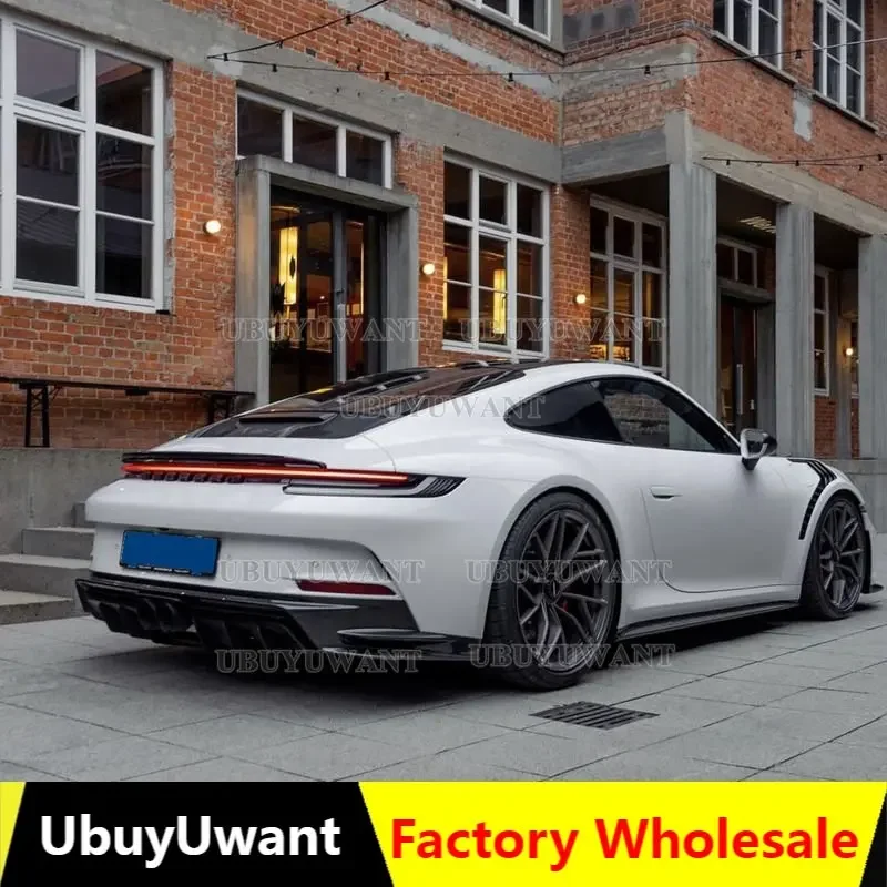 2018 2019 2020 2021 года для Porsche Carrera 992 спойлер из углеродного волокна задний на крышу