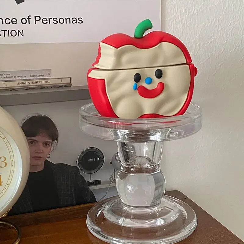Instagram Cute Creative Bite Apple Airpods 4 pro 2 Беспроводной чехол для наушников Bluetooth 1 3 поколения