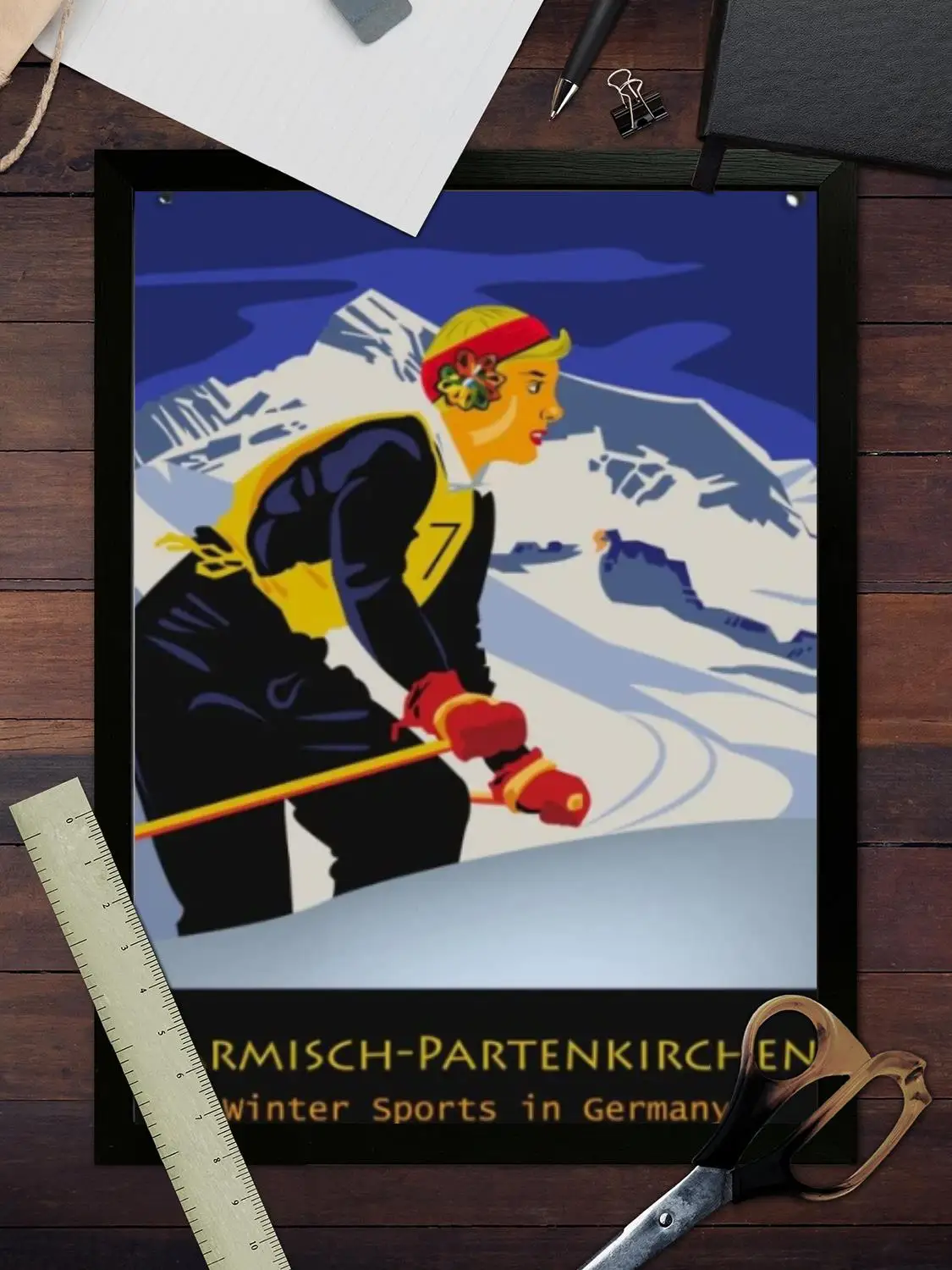 Garmisch-partenkirchen Холст Художественный постер Настенное искусство Картинный принт