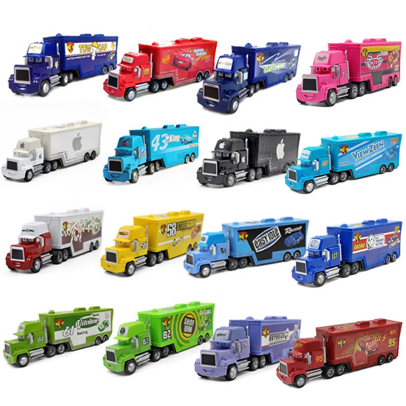 

26 Style Disney Pixar Racing Toys Lightning McQueen Jackson Storm Mike Uncle Truck Party Cake Decor Kids Toys Christmas Gift