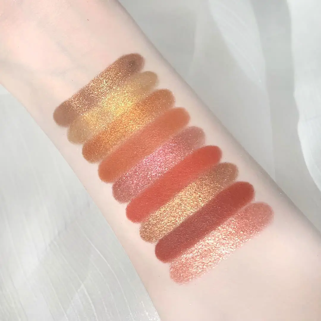 Тени для век MB 42 Цвета s планшетофон глаз с матовыми жемчужинами и блестками милая