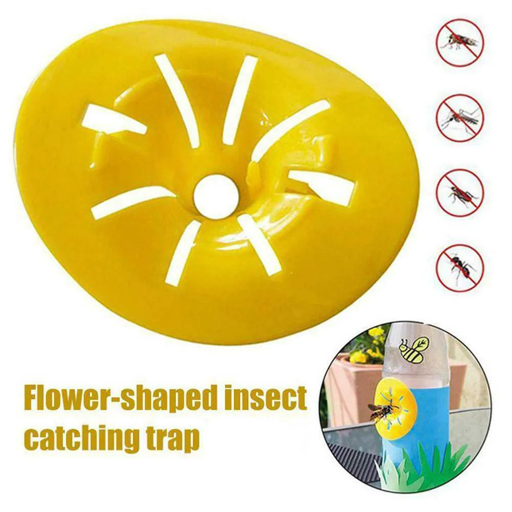 

1/5/10PCS Flower Shaped Outdoor Garden Supplies Hornets Pest Control Wasp Killer Bee Catcher Wasp Trap
