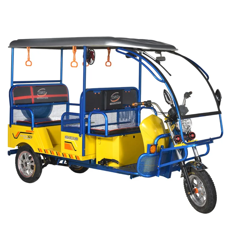 Новый стиль 4 сиденья для взрослых филиппинские Bajaj Tuk трехколесное такси с крышей