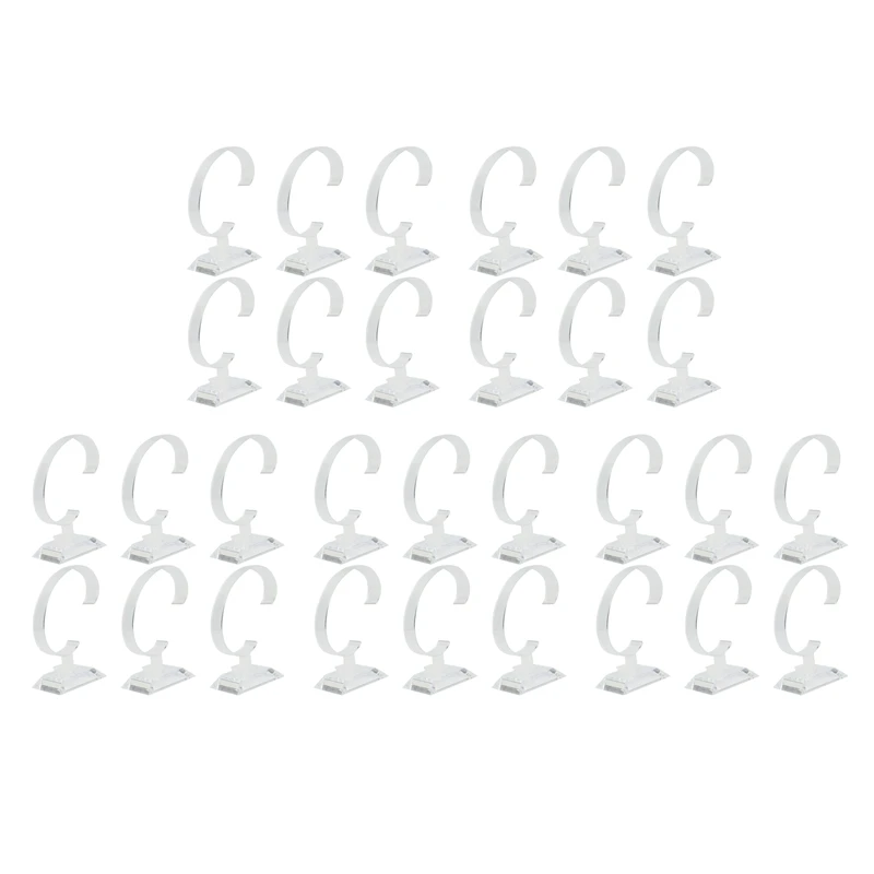 

30 x Plastic Jewelry Bangle Cuff Bracelet Watch Display Stand Holder
