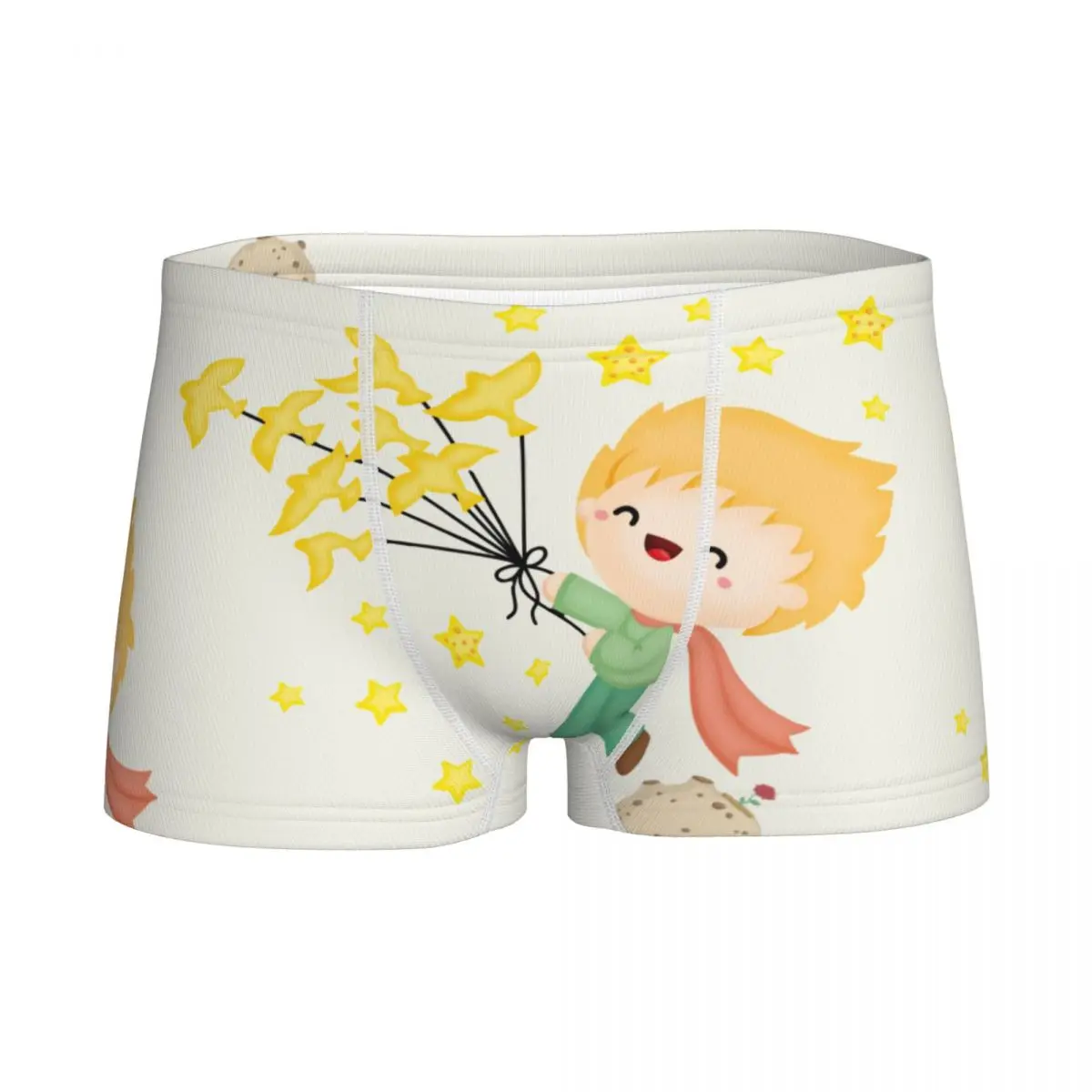 

Children Boy Underwear The Little Prince Young Shorts Underpants Boxers Prince Fox Rose France Stars Teenagers Cotton Underpants