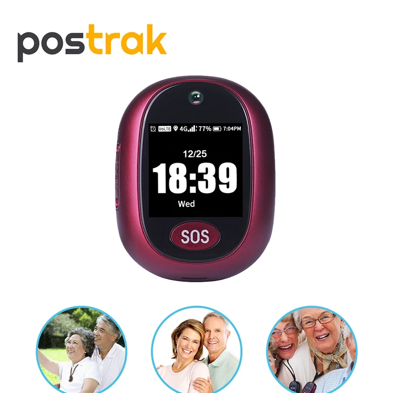 

4G GPS-трекинг, Подвесные часы, браслет с SOS обнаружением падения и 2-сторонним голосовым речевым устройством