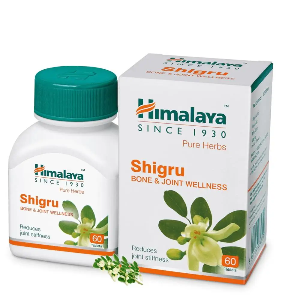 

Himalaya Shigru Pure Strengthens Bones And Relieves Joint Pain Ayurvedic Herbs Herbal Natural Ayurveda 1 Bottle = 60 Tab