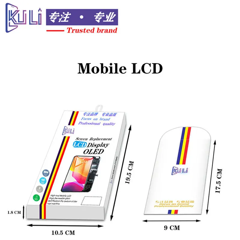 KULI для IPhone 6 6S 7 8 Plus сменный экран искусственный кристалл сенсорный монитор HD