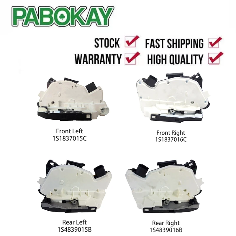 

AP01 Rear Front Right Left Door Lock Latch Actuator For VW SEAT IBIZA MII SKODA CITIGO FABIA (5J)SUPERB (3T) AMAROK PASSAT