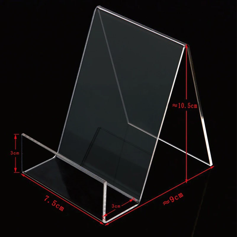 

4 шт., прозрачная подставка для книг