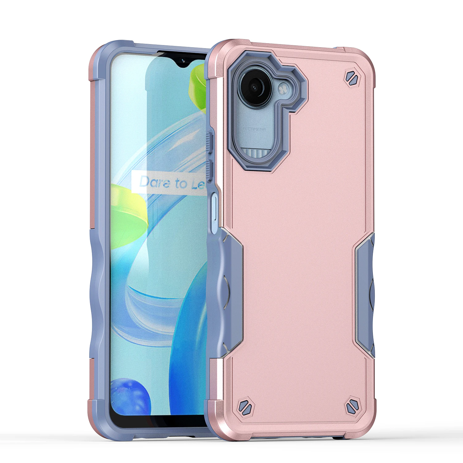 

Luxury Case for OPPO Realme C30 C30S C33 Soft Hard Armor Shockproof Heat Dissipation Phone Cover RealmeC30S Realme C 30 30S 33