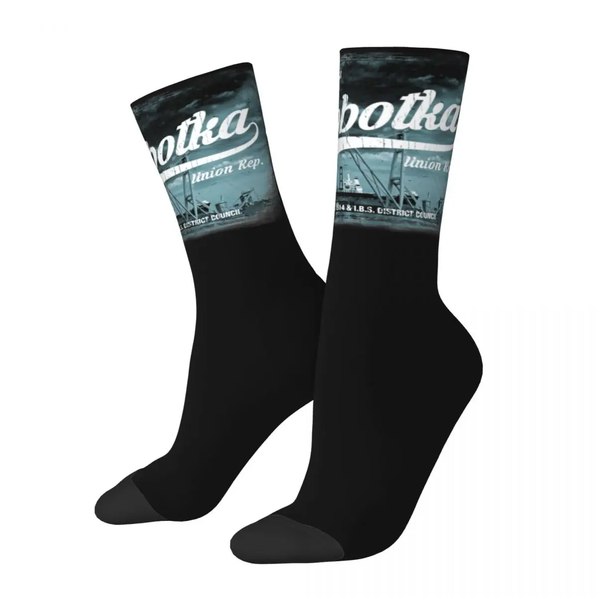 

All Season Socks The Wire Re-Elect Frank Sobotka Merchandise for Men Compression Sock Spring Autumn Winter Small Gifts