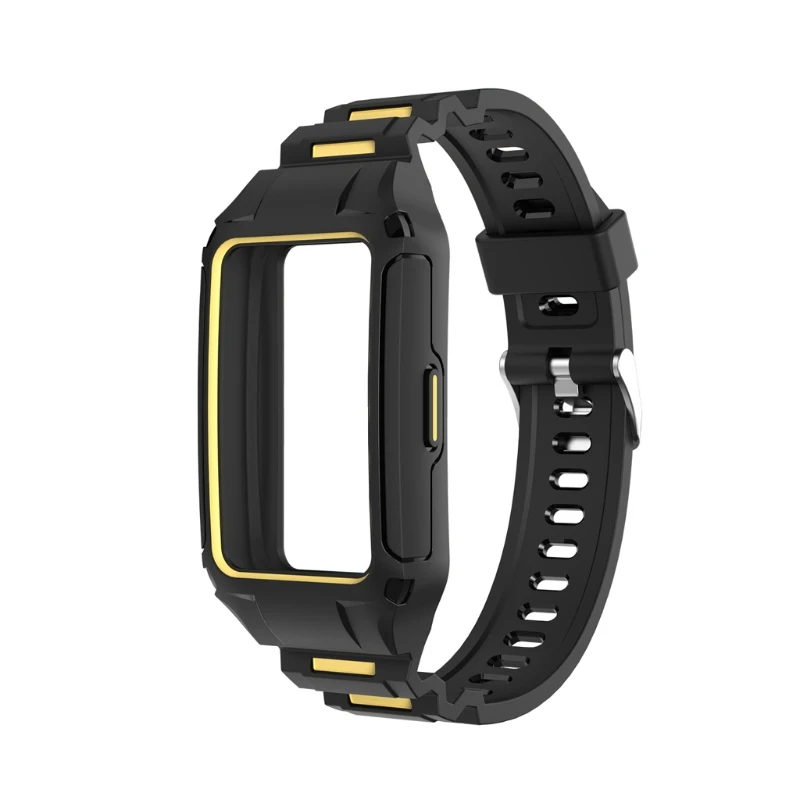 

Quick Release Smartwatch Straps Washable Silicone Wristbands Bracelets Compatible with Huawei Band 6 Watch Accessories