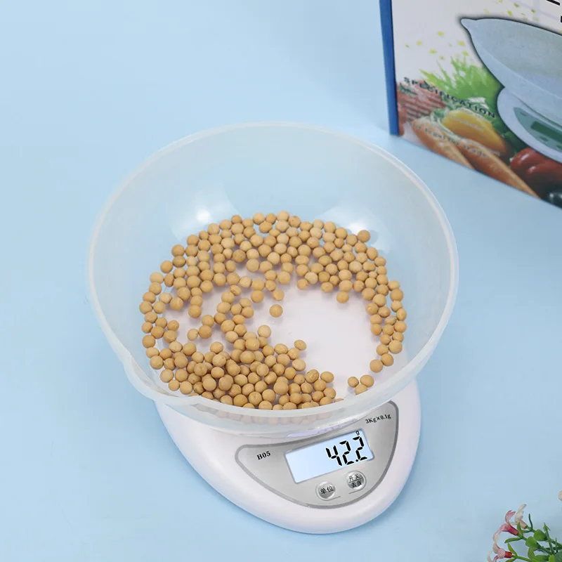 

3kg/0.1g 5kg/0.1g Drip Coffee Scale Portable Electronic with Battery Food Measuring Weight High Precision Digital Kitchen Scale