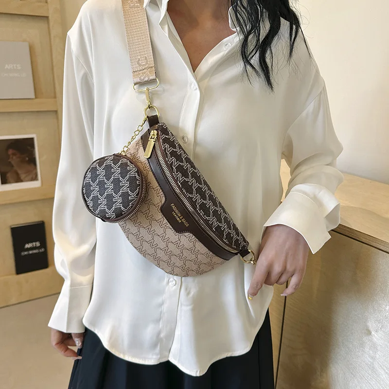 Корейские модные женские нагрудные сумки уличная трендовая поясная сумка с