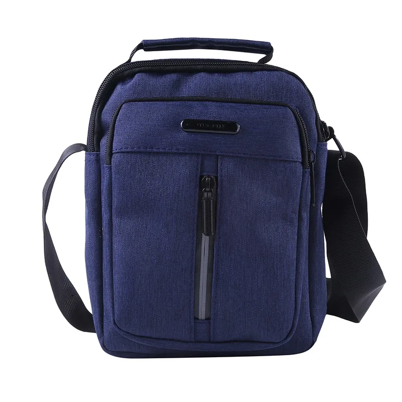 

Mini Practical Men Crossbody Bags Retro Sturdy Nylon Men'S Shoulder Bag Casual Outdoor Short-Distance Travel Bags