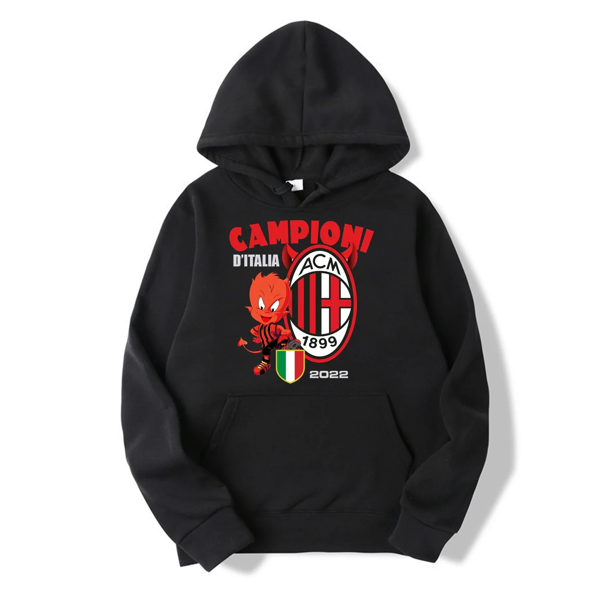

Winter Men Celebratory AC Sample of Italy 2022 Milan Ultras Hoodie Sweatshirts Women Graphic Hoodies Long Sleeves Unisex M-5XL