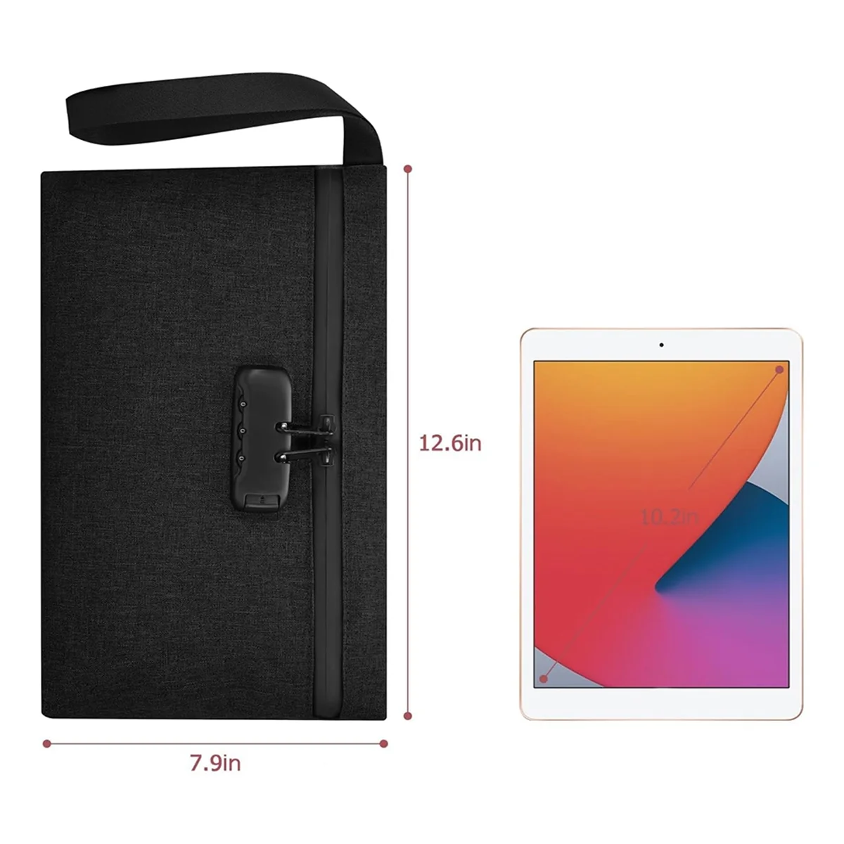 Сумка для денег с замком закрывающийся чехол наличных водонепроницаемая сумка