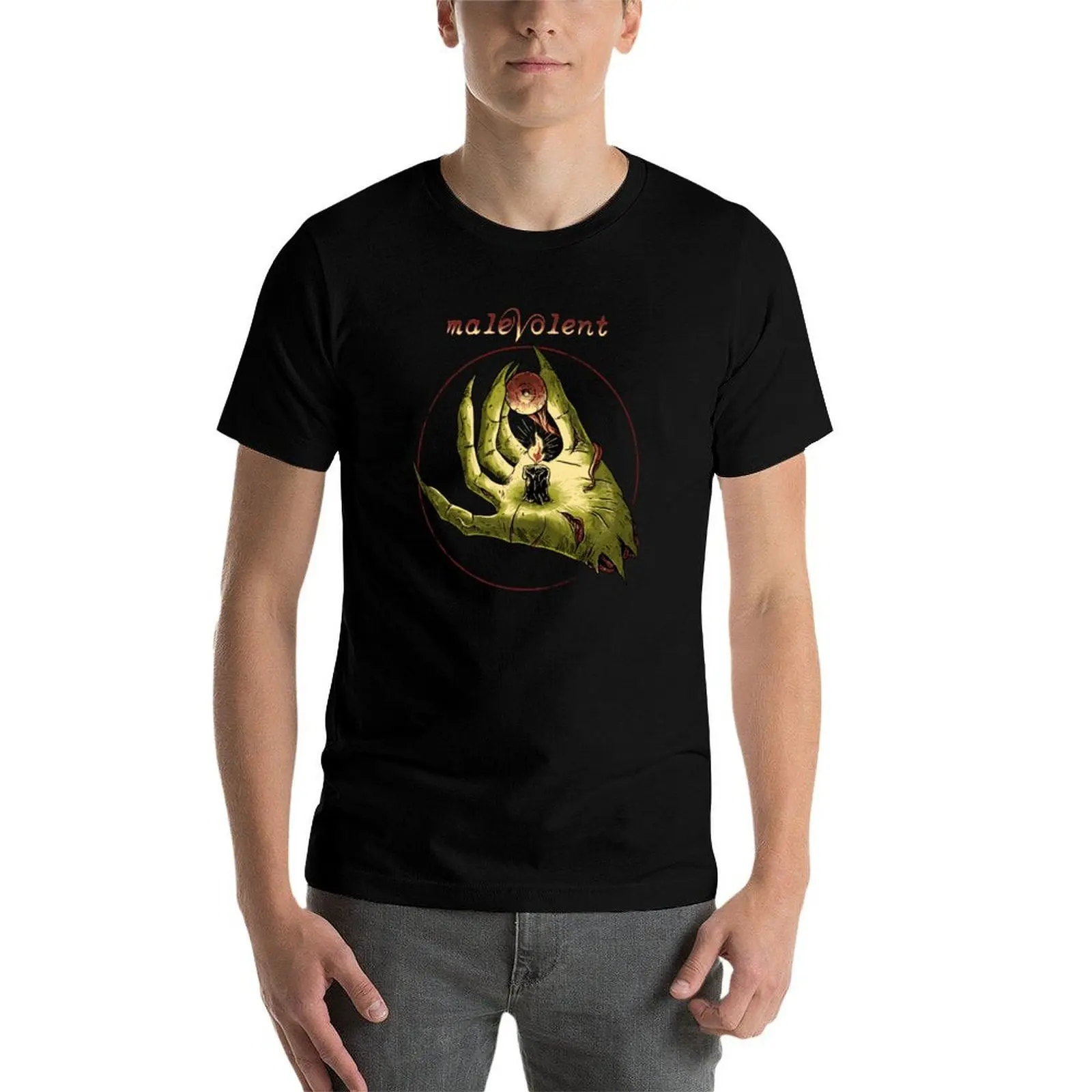 Фото Hand of Malevolence: Simple Tee Dark T-Shirt Удобная футболка для работы №3