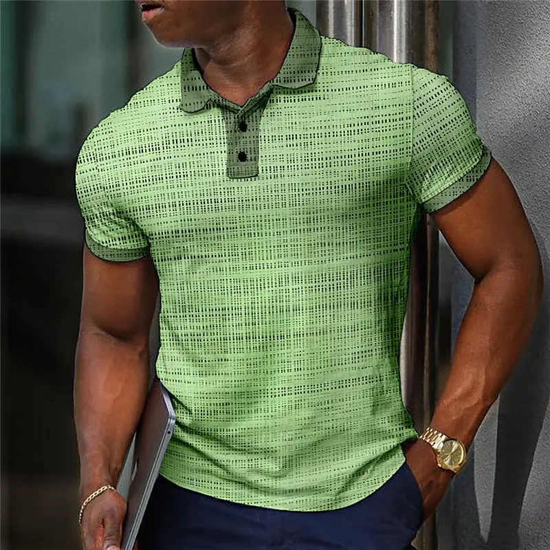 

Men's Polo Shirt 3d Retro Print Polo Shirt Summer Men's Casual T-shirt Fashion Lapel Top Men's Oversized T-shirt Polo Shirt