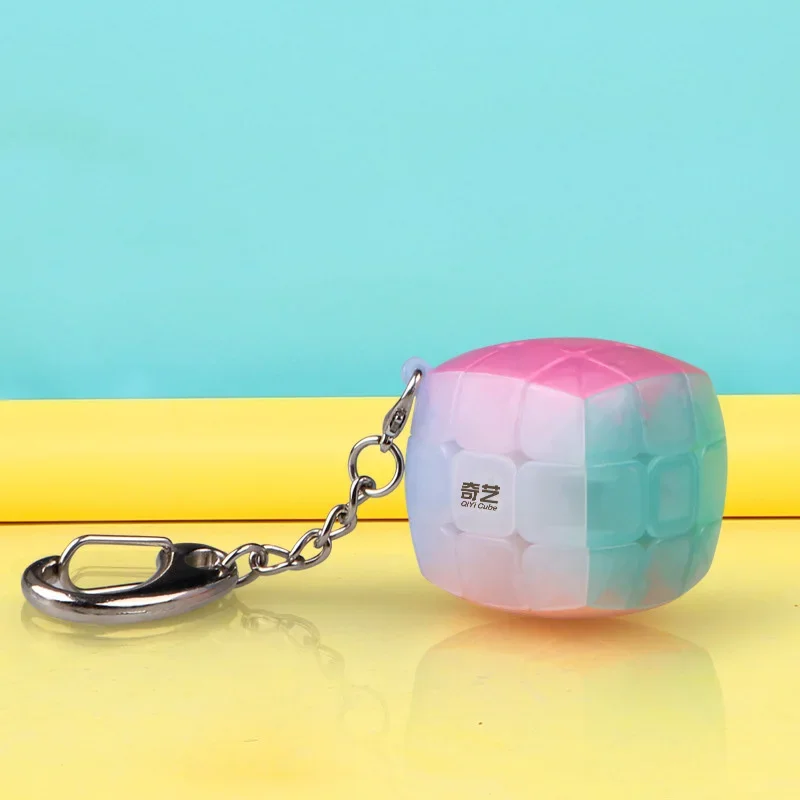 Qiyi Желейная серия Cube 2345 ступенчатая косая Пирамида Zongzi брелок-кубик Детские
