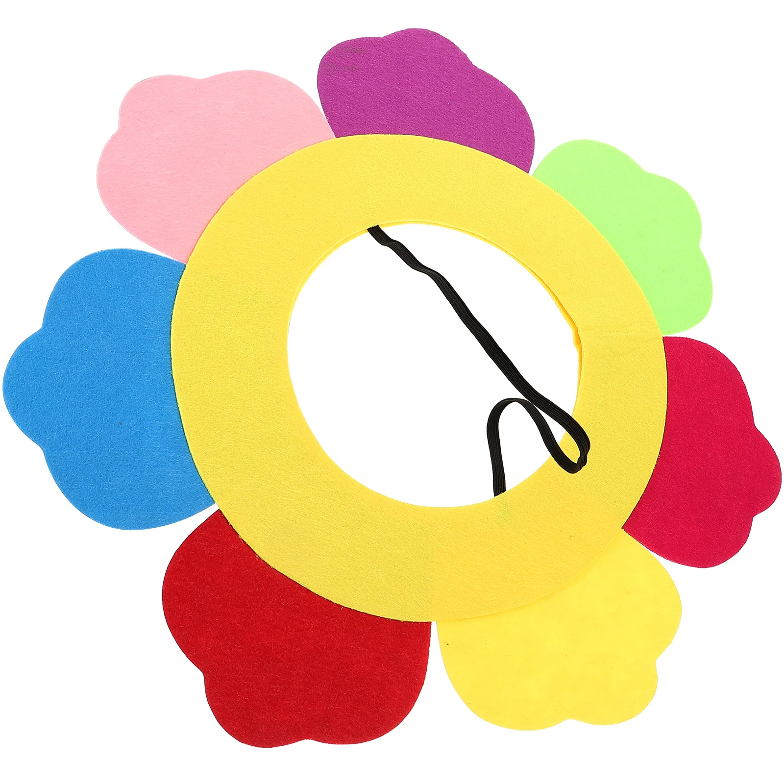 

Sunflower Head Party Hat Funny Headwear Hair Tie Performance Headgear Cap Shape