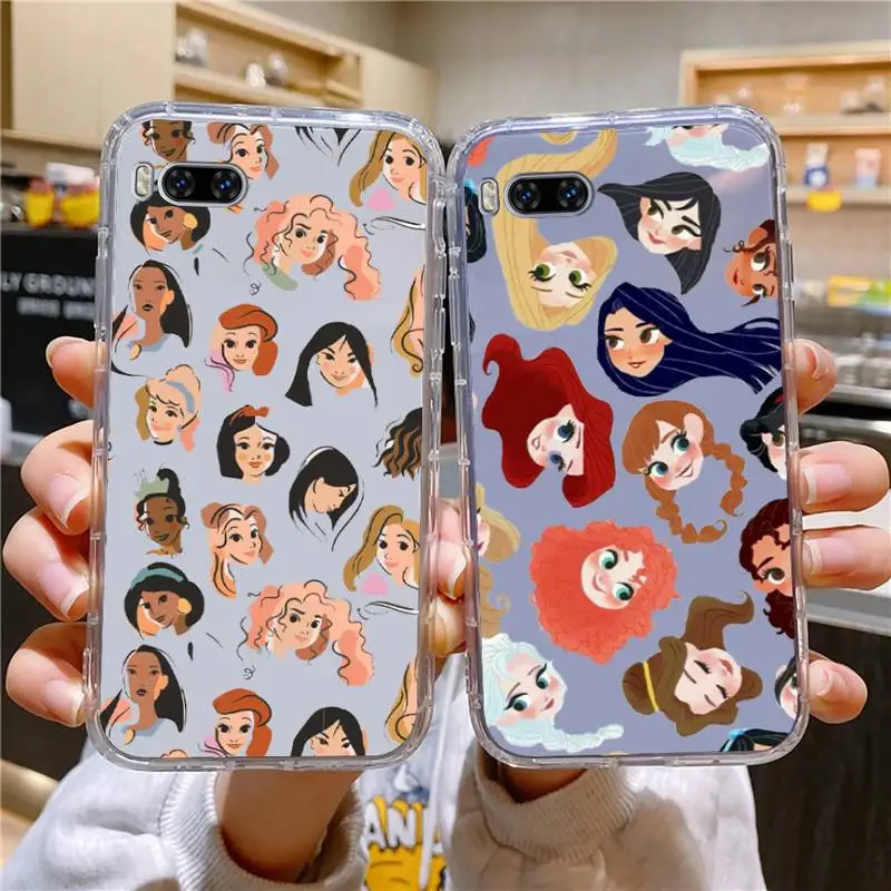 

Disney Princess Phone Case For Huawei Mate P10 P20 P30 P40 P50 Smart Z Honor 50 60 70 Pro Lite Transparent Case