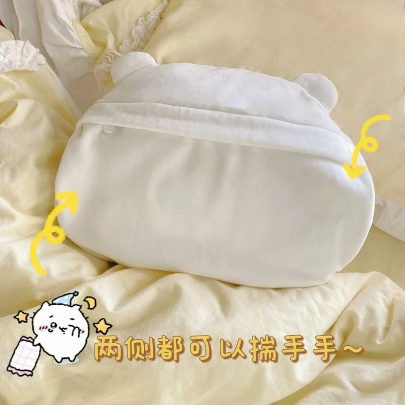 Chiikawa мультяшная сумка для горячей воды заряжаемая милая посуда Hachiware Usagi грелка