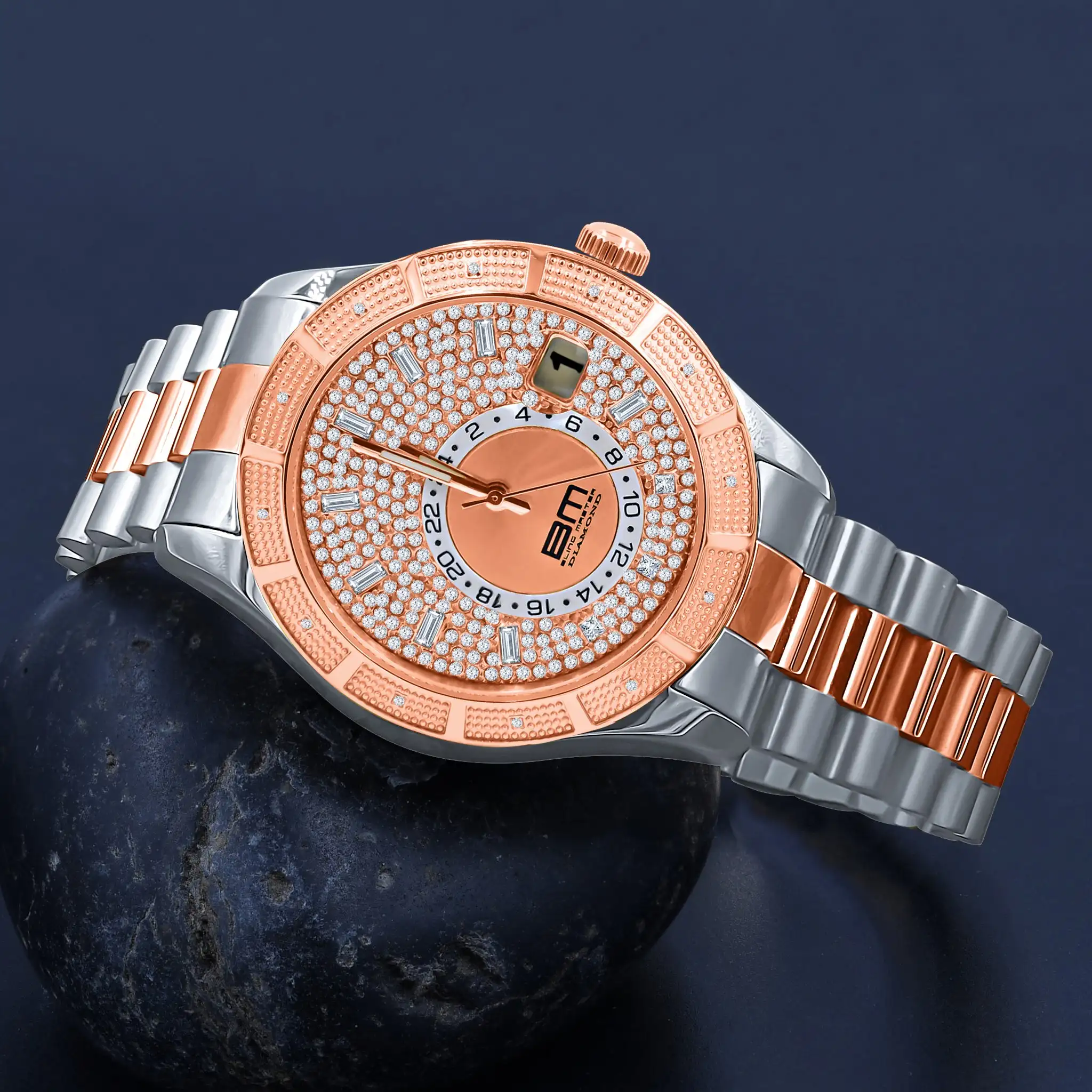 

NIGHT EAGLE 12 DIAMOND STAINLESS STEEL WATCH | 5304218