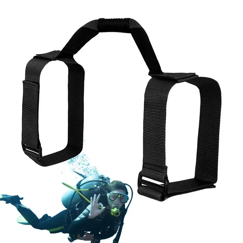 

Scuba Tank Holder Diving Air Tank Carrier Strap Adjustable Holder With Ergonomic Handle Non-Slip And Durable Scuba Diving