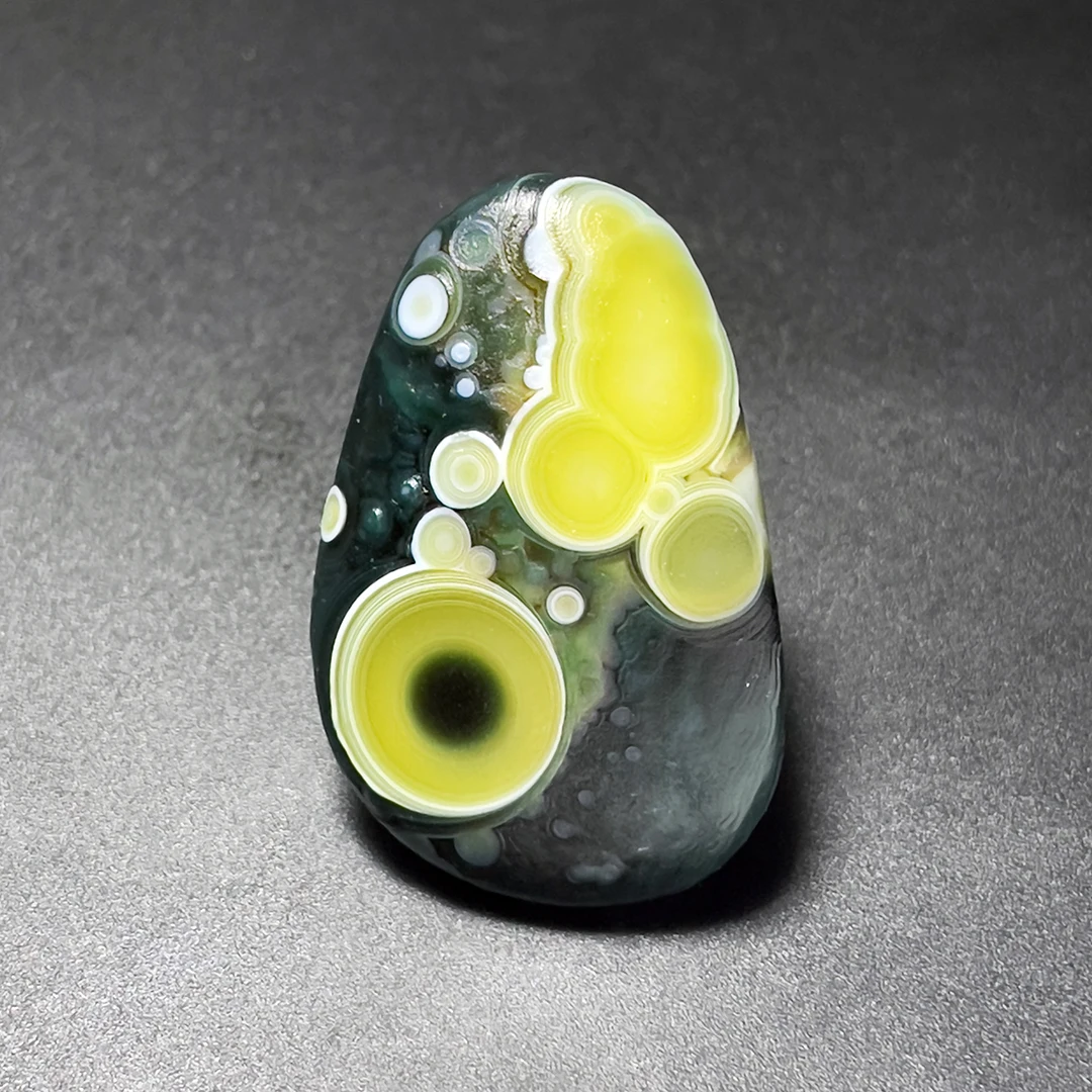 

Natural Agate Stone Jewelry Beads Diy Agate Beads Colorful Flower Eye Stone Rare And Precious Healing Energy Stone Gift A08-12